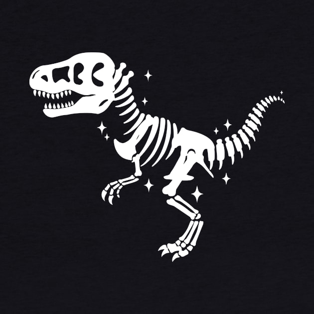 t-rex skeleton by jiayi